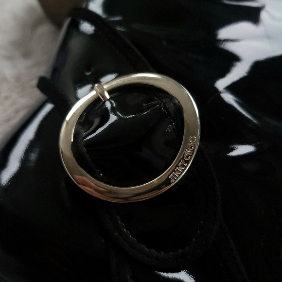 Jimmy Choo Ninol Patent Leather Tall Gogo Riding Boot - Picture 6 of 11